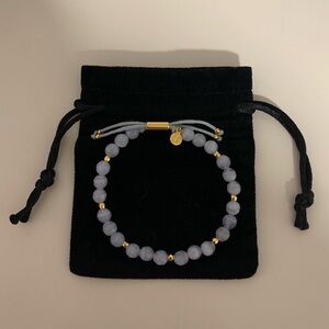 Gorjana Power Gemstone Blue Lace Agate Bracelet